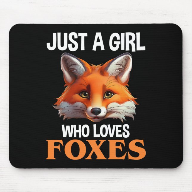 Bara en flicka som Kärlek Foxes Musmatta (Framsidan)