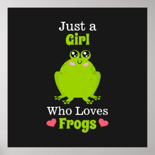 Bara en flicka som Kärlek Frogs Poster