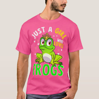 Bara en flicka som Kärlek Frogs T Shirt