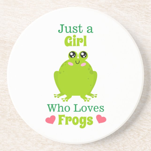 Bara en flicka som Kärlek Frogs Underlägg (Framsidan)