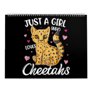 Bara en flicka som kärlek fuskar. cheetah-gåva kalender