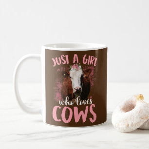 Bara en flicka som Kärlek ger sig på en kvinnlig Kaffemugg
