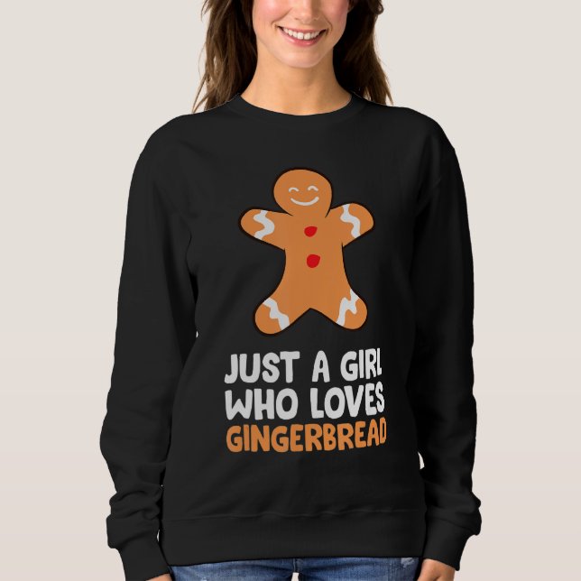 Bara en flicka som Kärlek Gingerbröd T Shirt (Framsida)