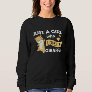 Bara en flicka som Kärlek Giraffes - Cute Giraffe T Shirt