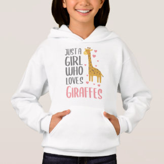Bara en flicka som Kärlek Giraffes Gift Girl T Shirt