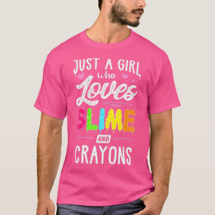 Bara en flicka som Kärlek glimtar och Kritor ger T Shirt