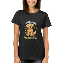 Bara en flicka som Kärlek Golden Retriever T-Shirt