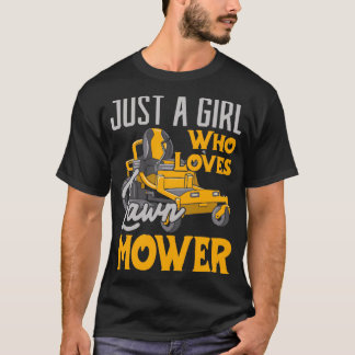 Bara en flicka som Kärlek Gräsmatta Mower T Shirt