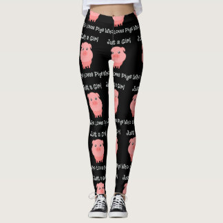 Bara en flicka som Kärlek Grisar babypig Leggings