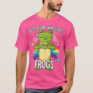 Bara en flicka som Kärlek Grogs Frog T Shirt