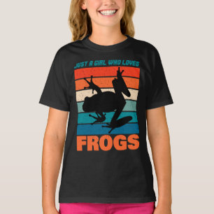 Bara en flicka som Kärlek Grogs - Retro Animal T Shirt
