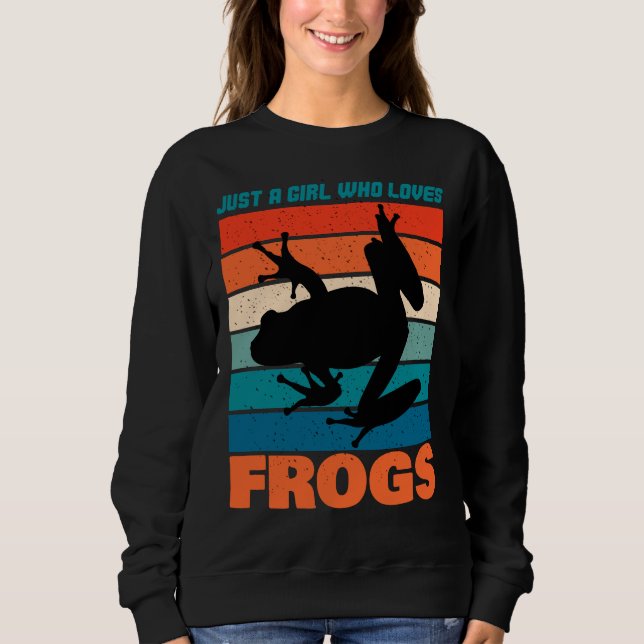 Bara en flicka som Kärlek Grogs - Retro Animal T Shirt (Framsida)