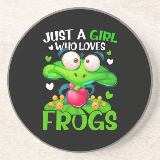 Bara en flicka som Kärlek gror barnflickor Frog Underlägg