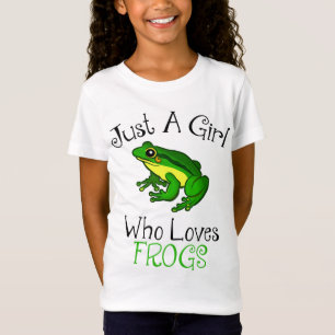 Bara en flicka som Kärlek gror fjällande groda  T Shirt