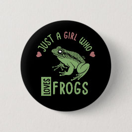 Bara en flicka som kärlek gror Frog älskare ger Knapp