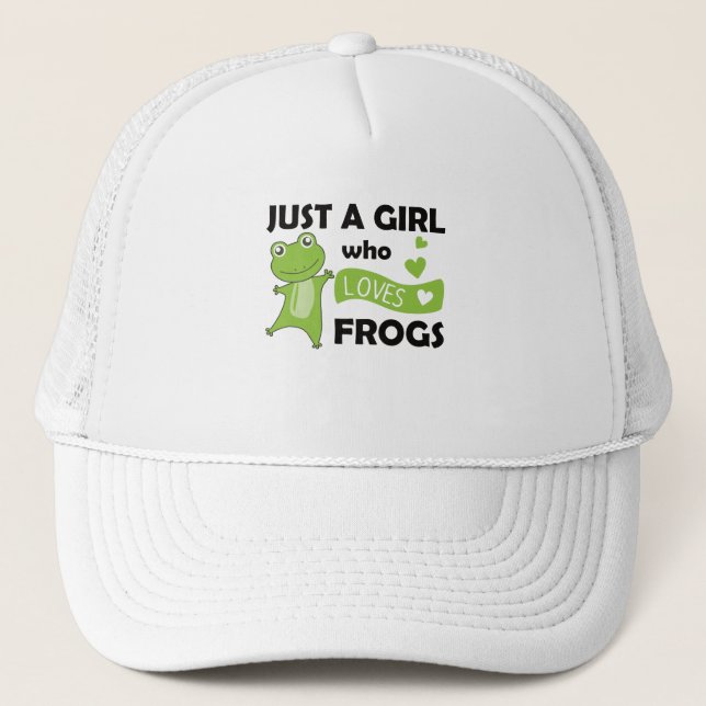 Bara en flicka som Kärlek gror sötsvett Frog Keps (Framsida)