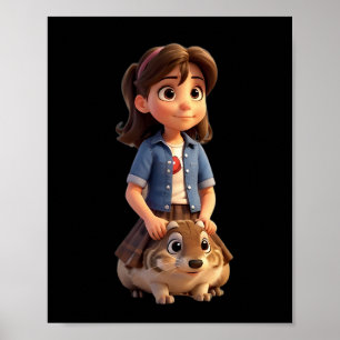 Bara en flicka som Kärlek Groundhogs Poster