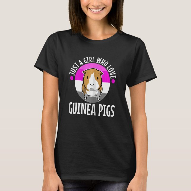 Bara en flicka som Kärlek Guinea Grisar 5 T Shirt (Framsida)