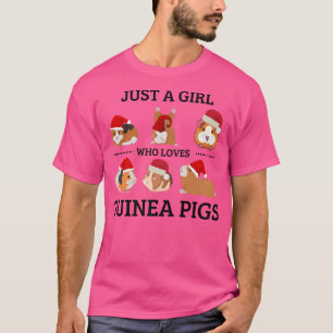Bara en flicka som Kärlek Guinea Grisar cute Guine T Shirt