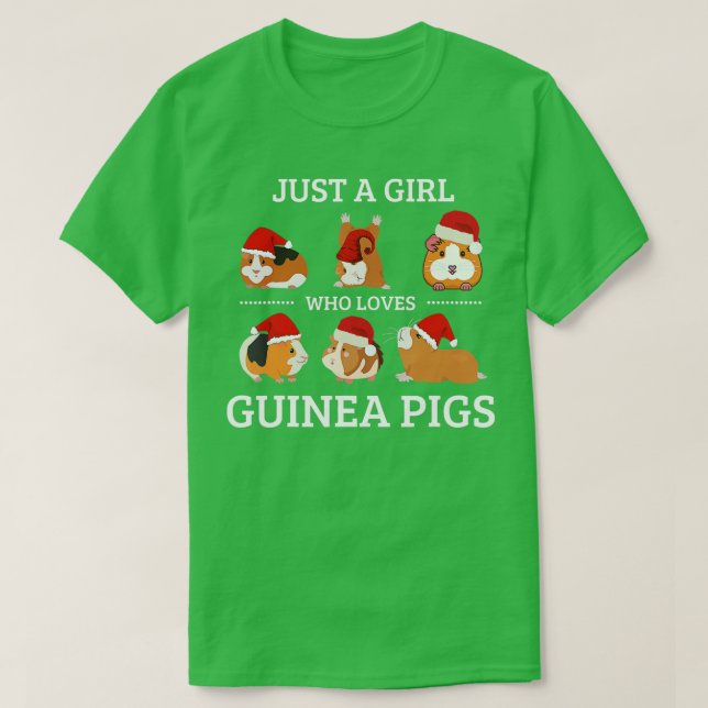 Bara en flicka som Kärlek Guinea Grisar cute Guine T Shirt (Design framsida)