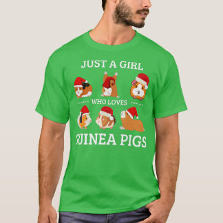 Bara en flicka som Kärlek Guinea Grisar cute Guine T Shirt