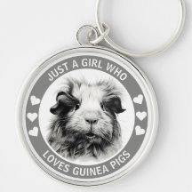 Bara en flicka som Kärlek Guinea Grisar (Monokrom)