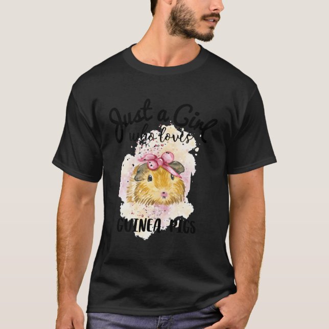 Bara en flicka som Kärlek Guinea Grisar Shirt Anim T (Framsida)
