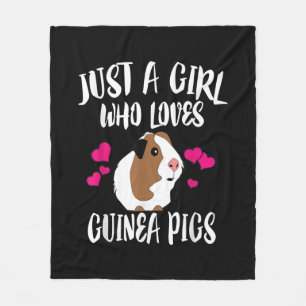 Bara en flicka som Kärlek Guineas Grisar Guineas g Fleecefilt