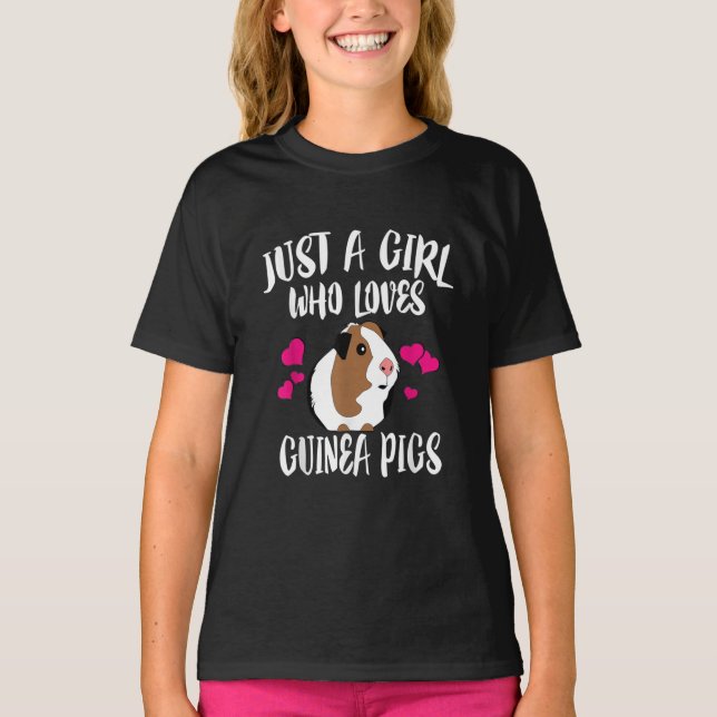 Bara en flicka som Kärlek Guineas Grisar Guineas g T Shirt (Framsida)