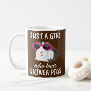 Bara en flicka som Kärlek Guineas Grisar Kläder Kaffemugg
