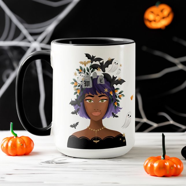 Bara en flicka som Kärlek Halloween Costume Beauty Mugg (Just A Girl Who Love Halloween Costume Beauty Mug)