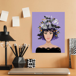 Bara en flicka som Kärlek Halloween Costume Beauty Poster