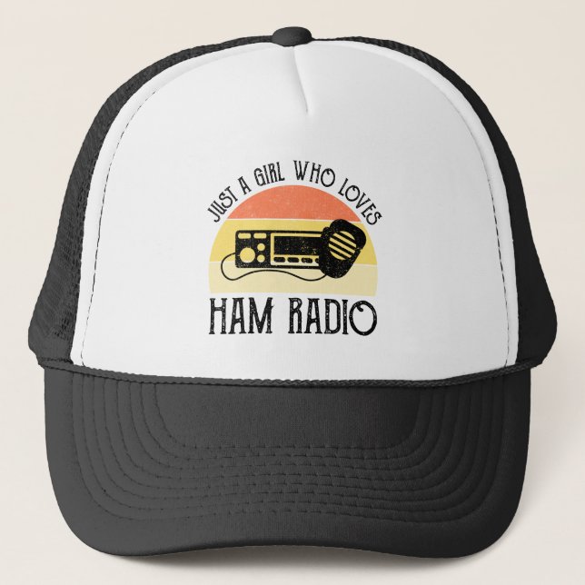 Bara en flicka som Kärlek Ham Radio Keps (Framsida)