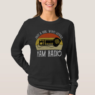 Bara en flicka som Kärlek Ham Radio T Shirt