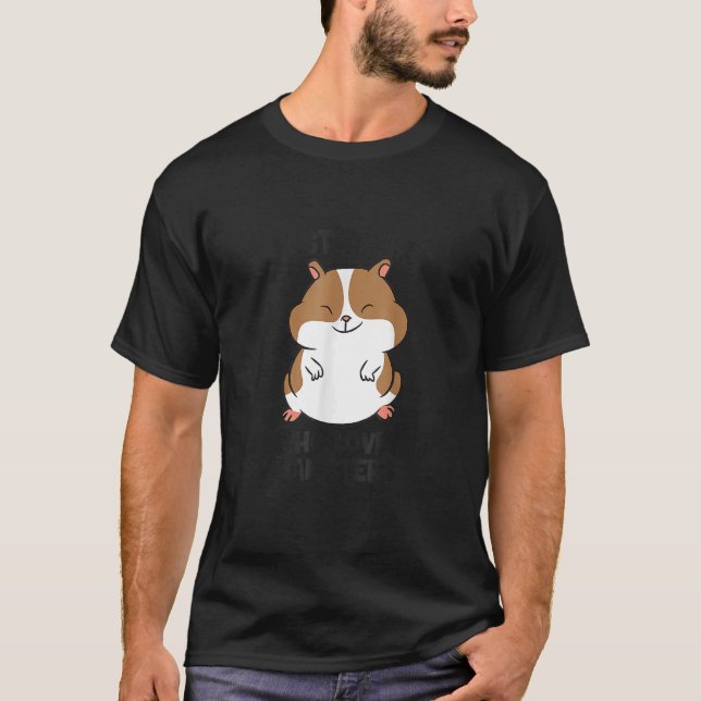 Bara en flicka som Kärlek Hamster Hamsters Mamma H T Shirt (Framsida)