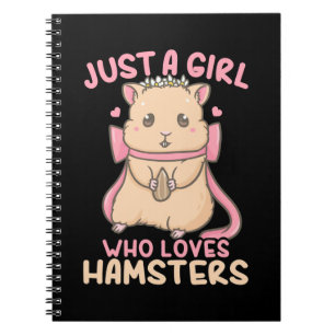 Bara en flicka som Kärlek Hamsters Anteckningsbok
