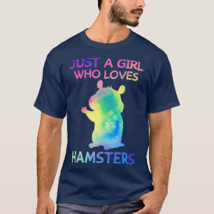 Bara en flicka som Kärlek Hamsters Funny Hamster Ä T Shirt