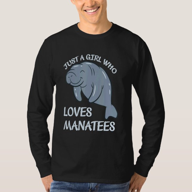 Bara en flicka som Kärlek hanterar de flytande pot T Shirt (Framsida)