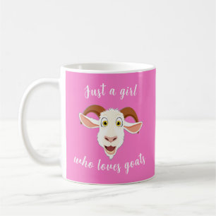 Bara en flicka som Kärlek har en fin Tecknad Kaffemugg