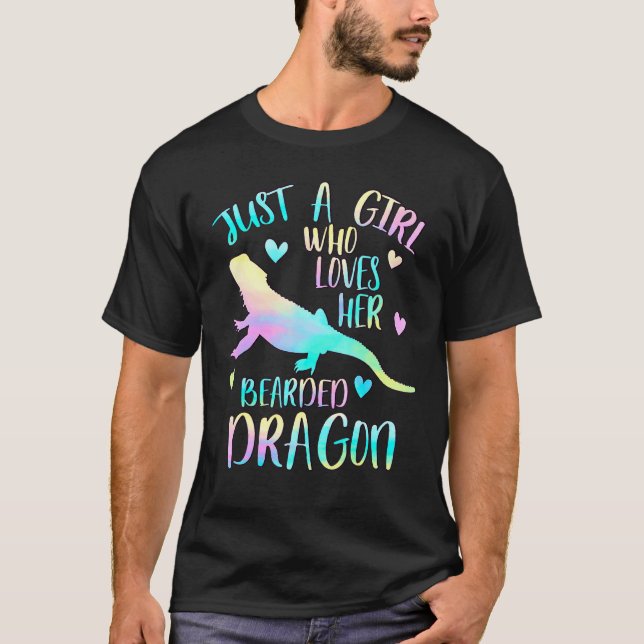 Bara en flicka som Kärlek hennes bojkottade Dragon T Shirt (Framsida)