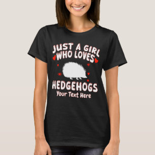 Bara en flicka som Kärlek hissar din text här T Shirt