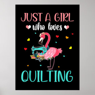 Bara en flicka som Kärlek högljutt och lamingo Poster