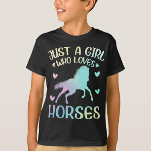 Bara en flicka som Kärlek Horse T Shirt