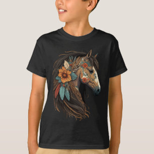 Bara en flicka som Kärlek Horses Co. Equestrian Ho T Shirt