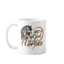 Bara en flicka som Kärlek Horses Heart Horse