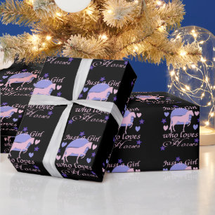 Bara en flicka som Kärlek Horses Presentpapper