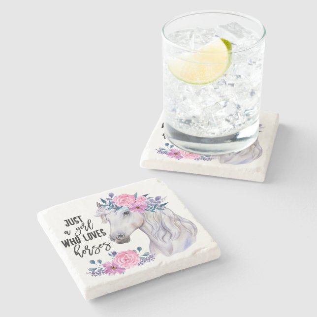 Bara en flicka som Kärlek Horses Stone Underlägg (Sidan)