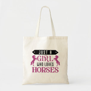 Bara en flicka som Kärlek Horses Tygkasse