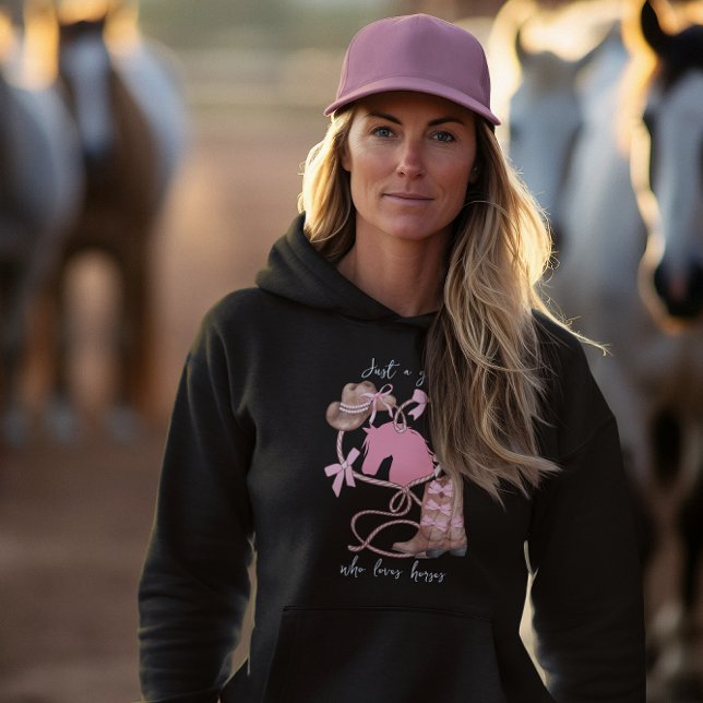 Bara en flicka som Kärlek Horses,Western,Rodeo, Ro T Shirt (Skapare uppladdad)