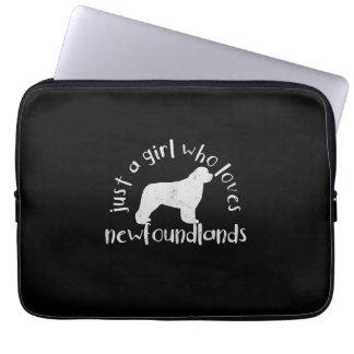 Bara en flicka som Kärlek hund av nybörjare Laptop Fodral